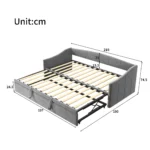 2-in-1 Sofa Bed DAY Beds 90/180x200 cm Folding Sofa Bed - Image 4