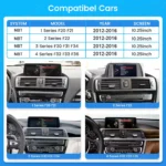 Wireless CarPlay Android Auto Linux System Car Radio For BMW F20 F30 F21 F22 F31 F32 F33 F34 F36 NBT BT GPS Navigation Autolink - Image 2