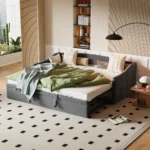2-in-1 Sofa Bed DAY Beds 90/180x200 cm Folding Sofa Bed