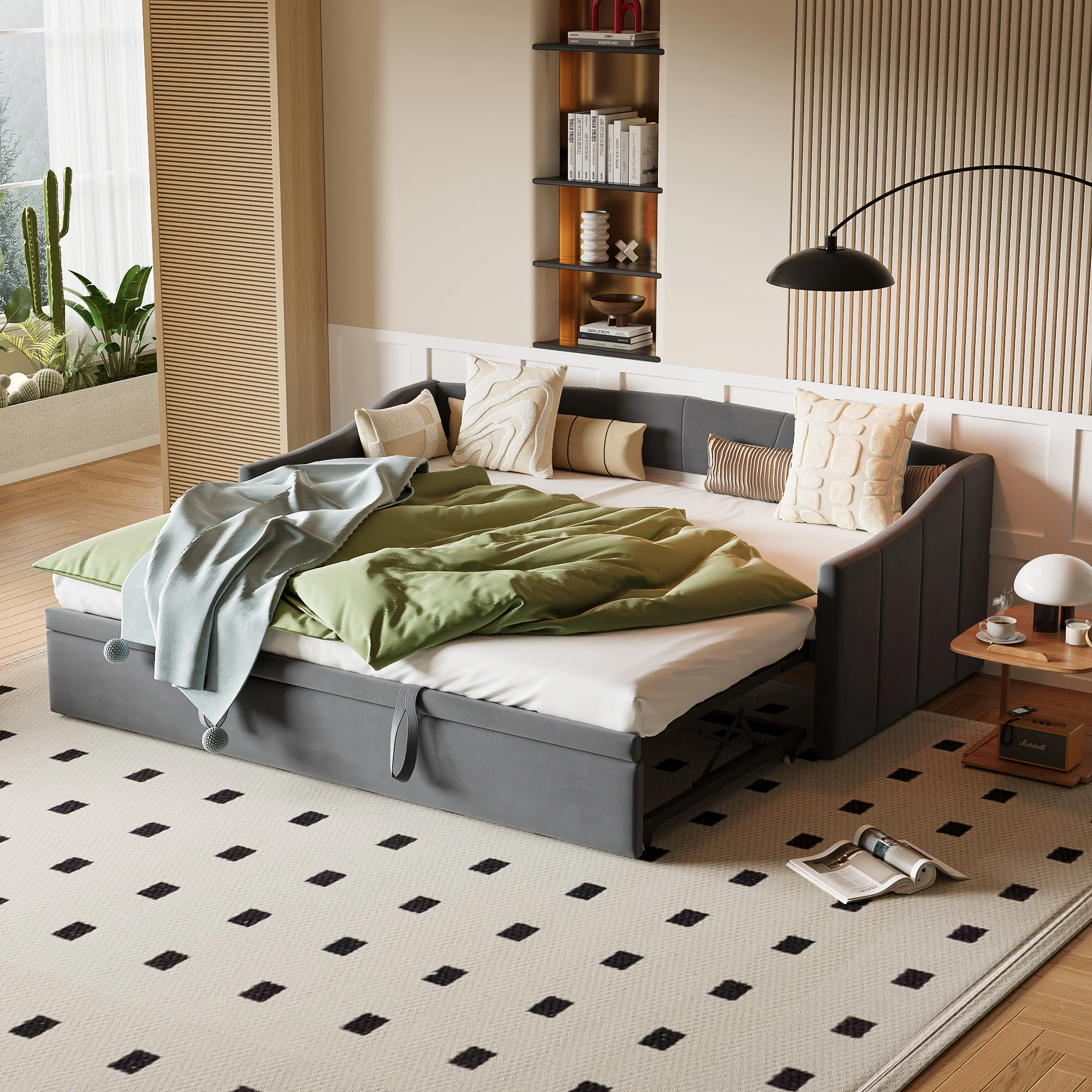 kf-Ae3d9c1a4ff7d48b7a2d94d6d272be25by 2-in-1 Sofa Bed DAY Beds 90/180x200 cm Folding Sofa Bed - Image 1