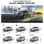 Universal Full Car Cover Rain Frost Snow Dust Waterproof Protection Exterior Car Protector Covers Anti UV Outdoor Sun Reflective - Image 2