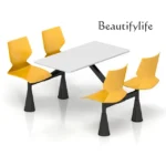 Cafeteria Canteen Furniture Dining Table and Chair