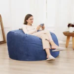 Giant Bean Bag Chair with High-Rebound Memory Foam - Image 5