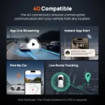 Global Version 70mai Dash Cam 4K Omni X800 360° Rotating Dual-Channel HDR - Image 5