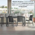 Tomaino-4-seat Plastic Table and Chairs Set for Outdoor - Image 2