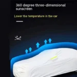 For Hyundai CSUTO Car Cover Outdoor Protection Covers Snow Sunshade Waterproof Dustproof Exterior UV Car Accessories - Image 3