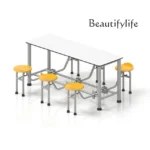Cafeteria Canteen Furniture Dining Table and Chair - Image 4