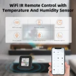 Smart Universal IR Remote With Temperature Humidity Sensor for Air Conditioner - Image 2