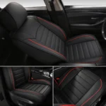 Car Seat Covers Full Set Leather, Fit for VW Golf, Tiguan, Passat, T-Roc, Polo, Touran, Arteon, ID.4, Car Seat Protectors - Image 7