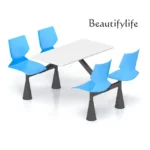 Cafeteria Canteen Furniture Dining Table and Chair - Image 2
