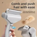 Stainless Steel Dog Hair Removal Brush Comb Pet Hair Remover Brush For Dogs Grooming Tools Pets Dematting Comb Dogs Accessories - Image 5