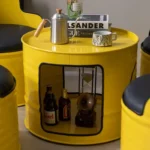 Industrial Wind Oil Barrel Sofa Table and Chairs Internet Celebrity - Image 4