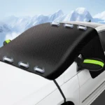 Winter Car Snow Cover with Magnetic Reinforcement Half-Cover Frost & Snow Shield for Windshield Auto Vehicle Protection - Image 6