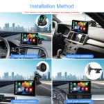 Podofo 7 "Wireless CarPlay Player Wireless Android Auto 2din Stereo - Image 2