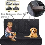 Car Dog Seat Cover for Back Seat Waterproof Auto Rear Pet Seat Protector Mat Nonslip Universal - Image 3