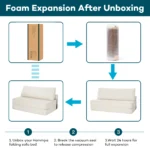 Multi-functional Queen Size Folding Sofa Bed - Image 3