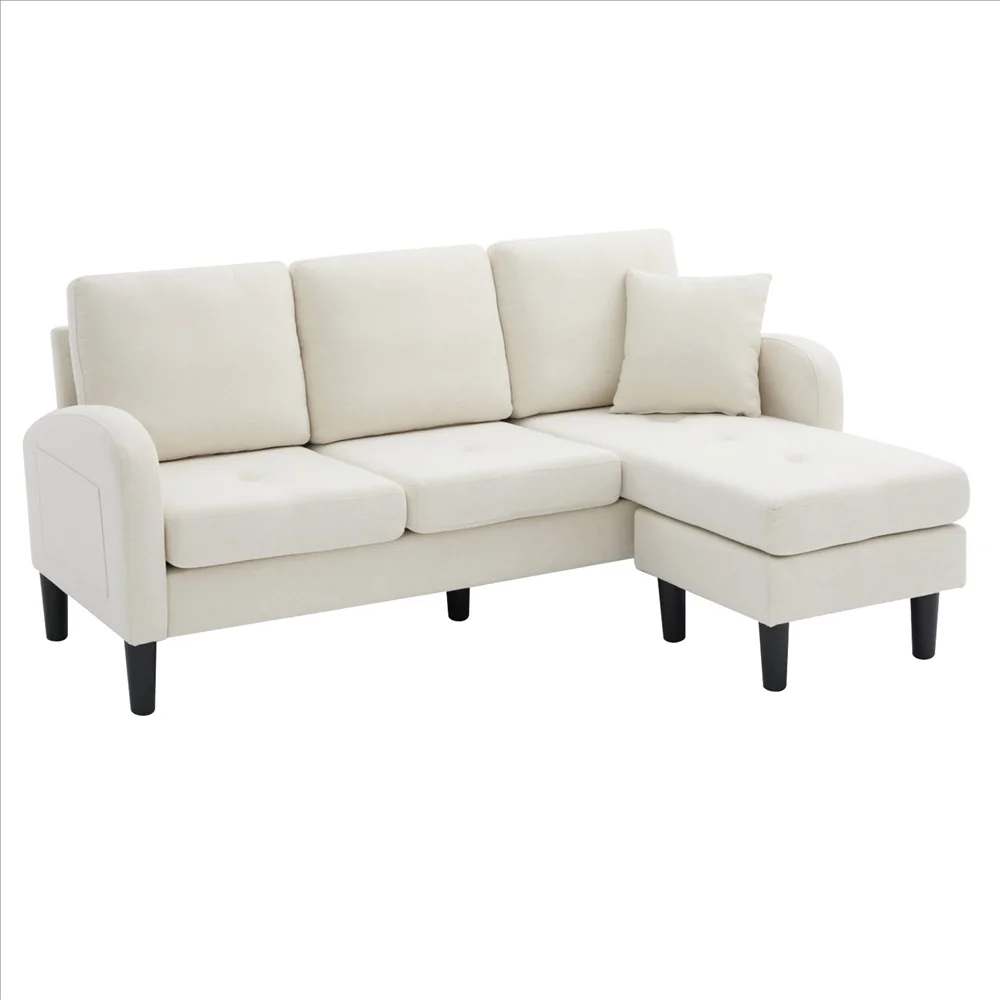 kf-S39391d416e834a388d490321a767d09eV Living Room's L-shaped Corner Sofa with Armchair 3-seater - Image 1