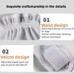 Washable Female Pet Physiology Pants Printed Anti-Nuisance Diaper Easy to Wear and Reusable Suitable for Menstruating Girl Dog - Image 3
