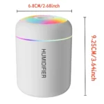 Mini Air Humidifier USB Electric Aroma Diffuser Essential Oil - Image 3