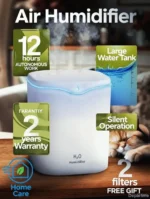 2L Ultrasonic Humidifier Cool Mist Air Humidifier 80ml/h