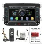 BQCC 7" HD Car MP5 Player FM BT Colorful lights RDS Radio Mirrorlink USB charging Wireless Android AUTO/ Carplay for VW - Image 5