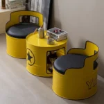 Industrial Wind Oil Barrel Sofa Table and Chairs Internet Celebrity