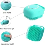 Pet Bathing Brush Soft Silicone Massager Shower Gel Bathing Brush Clean Tools Comb Dog Cat Cleaning Grooming Supplies - Image 5