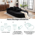 Pre-compressed boneless sofa, living room / bedroom - Image 2