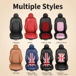 Car Seat Covers Set Fit For Mini Cooper R50 R53 R55 R56 R57 R60 Artificial Leather Car Accessories Vehicle Seat Protector - Image 2