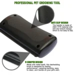 Upgraded Pet Professional Brush Dog Hair Remover Pet Fur Knot Cutter Puppy Cat Comb Brush Dog Grooming Shedding Supplies Deshed - Image 5