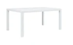 Rattan-like plastic table and garden chairs - Image 2