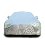 Car Cover, All-season Waterproof Breathable Auto Body Full Protective Cover Dust Proof, Snap-On Windproof Belt, 192"x74"x61"