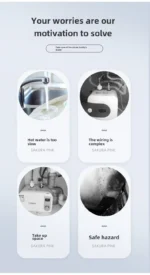 3000W Instant Hot Water Heater Faucet Electric Tankless for Kitchen - Image 6