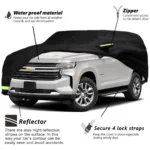 Outdoor Car Cover Custom Fit for Chevrolet Tahoe/Cadillac Escalade Dustproof waterproof - Image 2