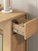 To Save Space Movable 1.3m Wood Table With 0/2/4 - Image 5