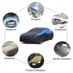 Exterior Car Cover Universal Waterproof Dustproof UV Protection Car Protective Cover for Hatchback Sedan SUV Full Car Covers - Image 2