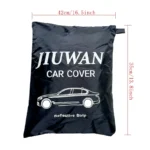 Car Cover Full Exterior Black Auto Cover Sunshade Dustproof Protection With Reflective strips Universal for Hatchback Sedan SUV - Image 5