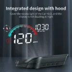 M22 Car HUD Head Up Display Universal Digital GPS Speedometer HD LCD Projection On Glass Windshield Projector for All Cars - Image 2