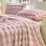 2pcs Home Textiles Fluffy Plush Fur Pillowcase - Image 2