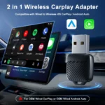 Wireless Carplay Adapter Android 2 in 1 AI Smart Box