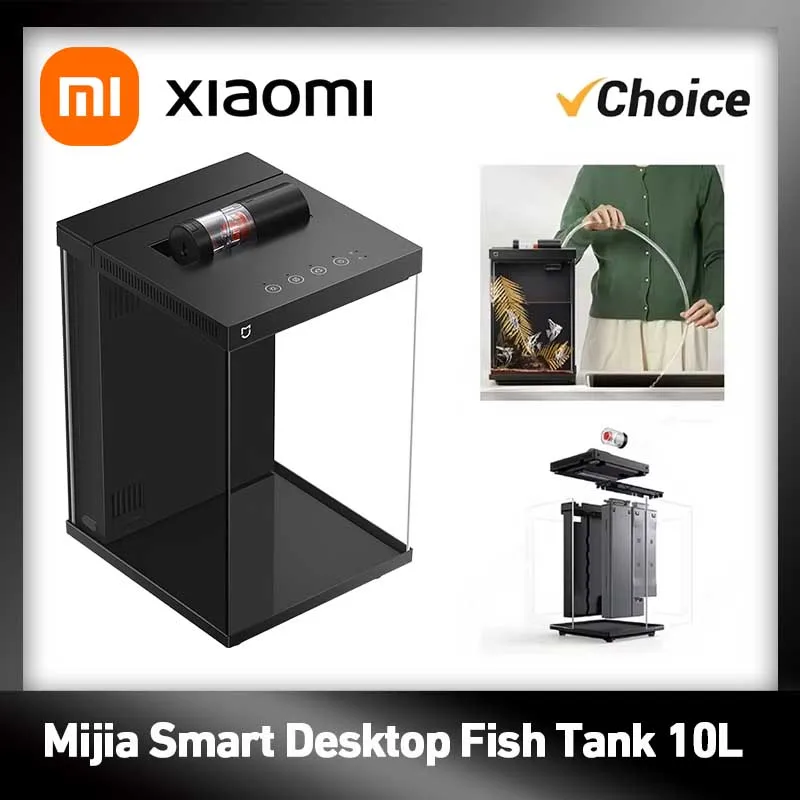kf-Sbeb3c76cc788410b975c31951bac5202x Original Xiaomi Mi Smart Desktop Fish Tank - Image 1