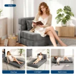 Folding Sofa Bed Single Size Convertible