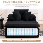 46cm high reclining sofa, - Image 2