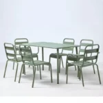 Outdoor Iron Leisure Chairs, Garden Courtyard Dining Chairs, Balcony Homestay Clubs, Villas, Courtyard Dining Tables and Chairs - Image 6