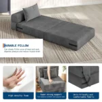 Folding Sofa Bed Single Size Convertible - Image 3