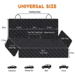 Car Dog Seat Cover for Back Seat Waterproof Auto Rear Pet Seat Protector Mat Nonslip Universal - Image 6