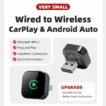 EKIY Wireless CarPlay Dongle Wireless Android Auto Adapter 2in1 Car Intelligent Systems AI Smart Box For Car With Wired CarPlay - Image 2