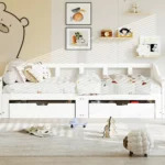 2-in-1-Schlafsofa mit Schubladen, 90/180 x 200 cm - Image 4