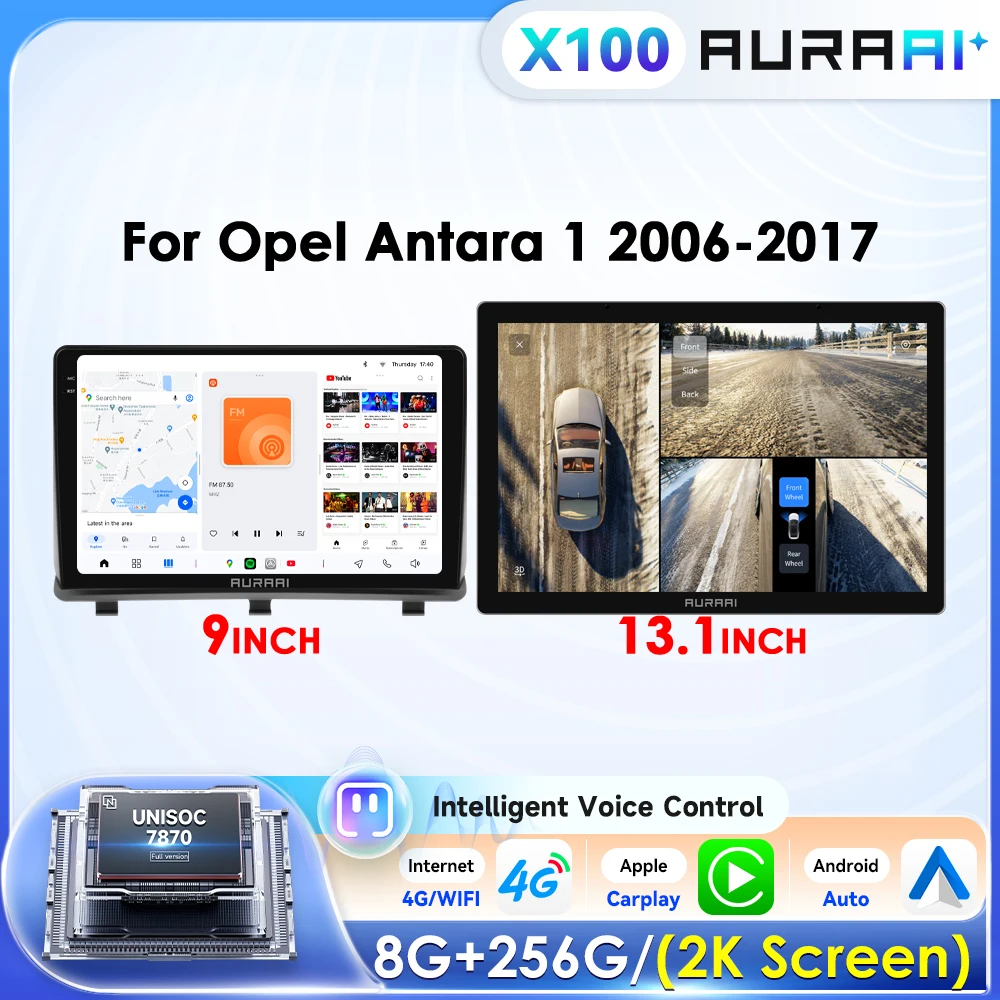kf-Scb27497e3617480f8ddd59afdd99fc24n AURAAI Car Stereo for Opel Antara 1 2006-2017 Autoradio Wireless Carplay 360Camera GPS Navigation Multimedia Player DSP 4G DSP 2din - Image 1