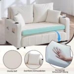 Multifunctional fabric sofa Folding pull-out - Image 5
